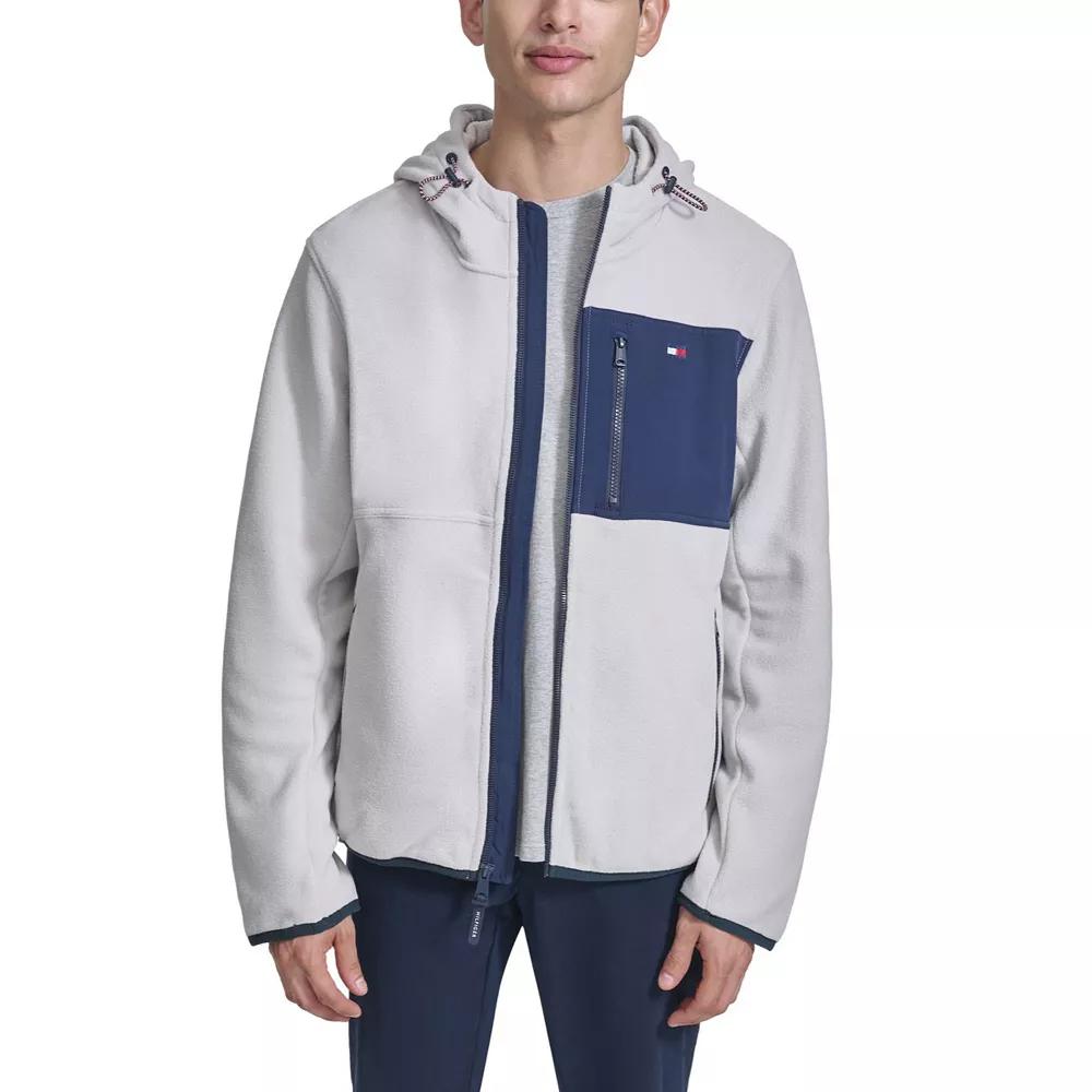 Men's Tommy Hilfiger Fleece Hooded Jacket,  Product Image