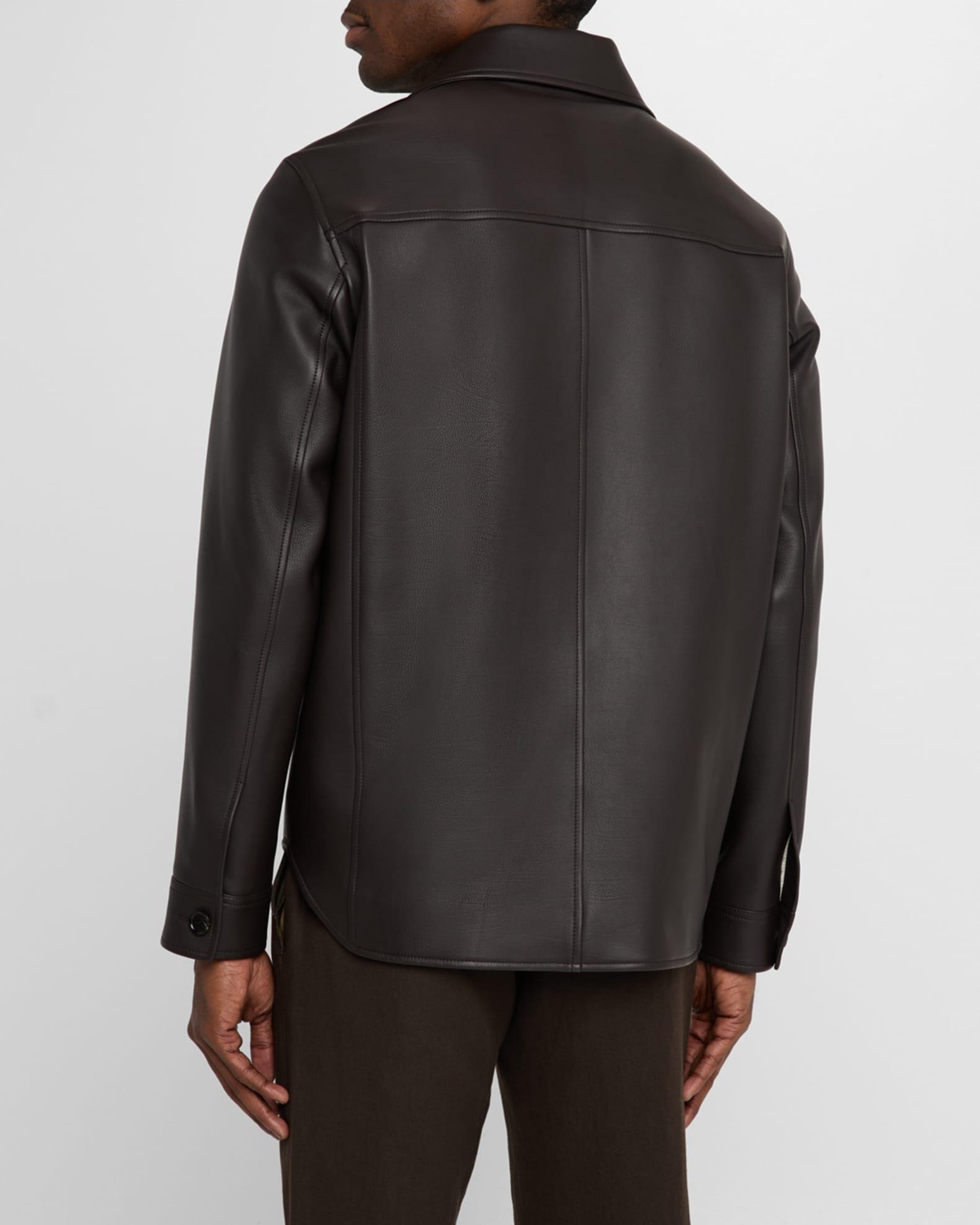 Men's Evandro Calfskin Overshirt Product Image