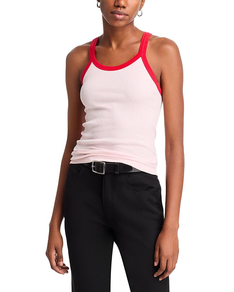 Re/Done Ribbed Cotton Tank Top Product Image