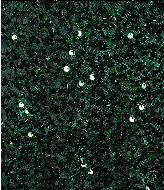 B. Darlin Sequin Sweetheart Tie Shoulder Dress Product Image