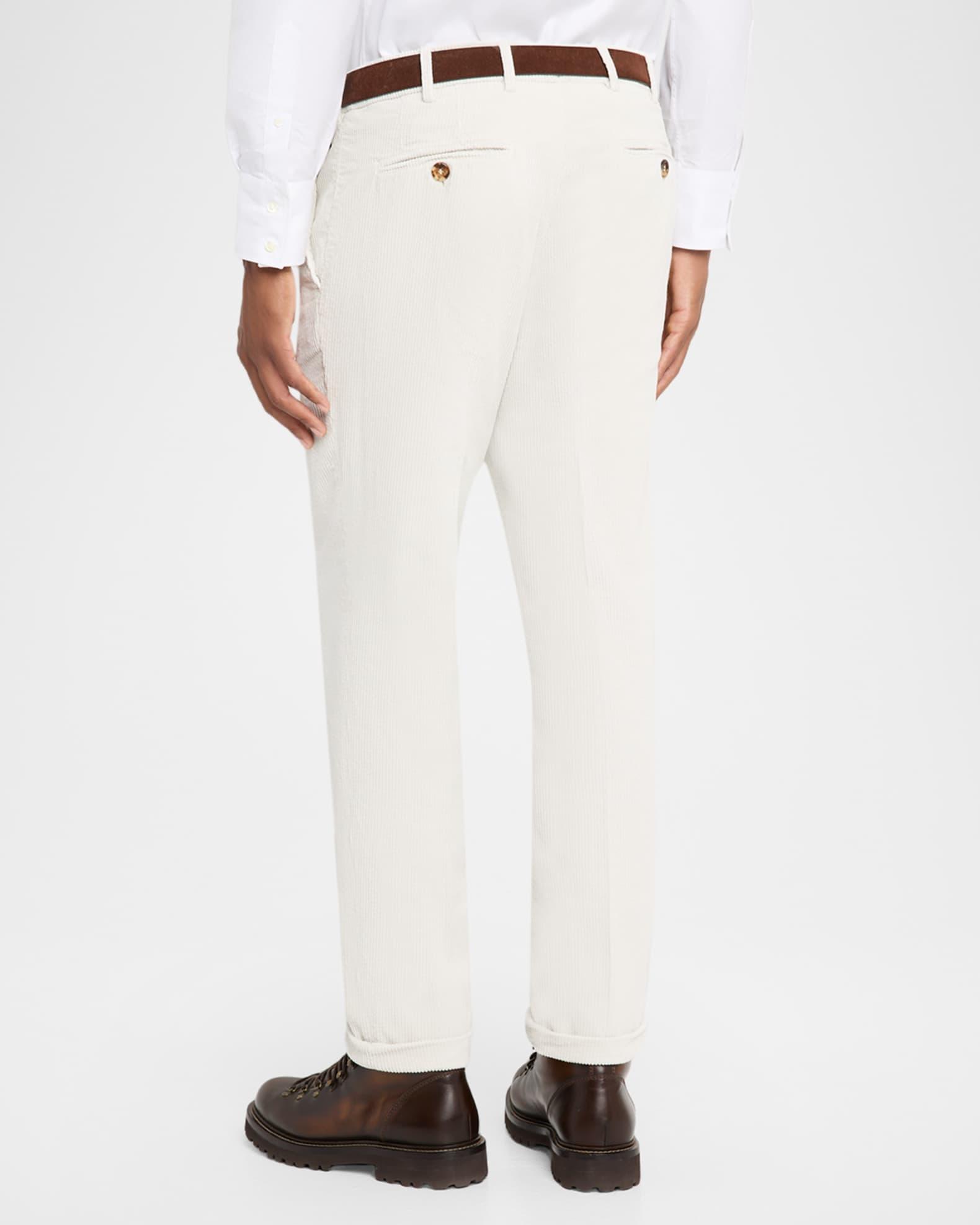 Men's Corduroy Flat-Front Pants Product Image