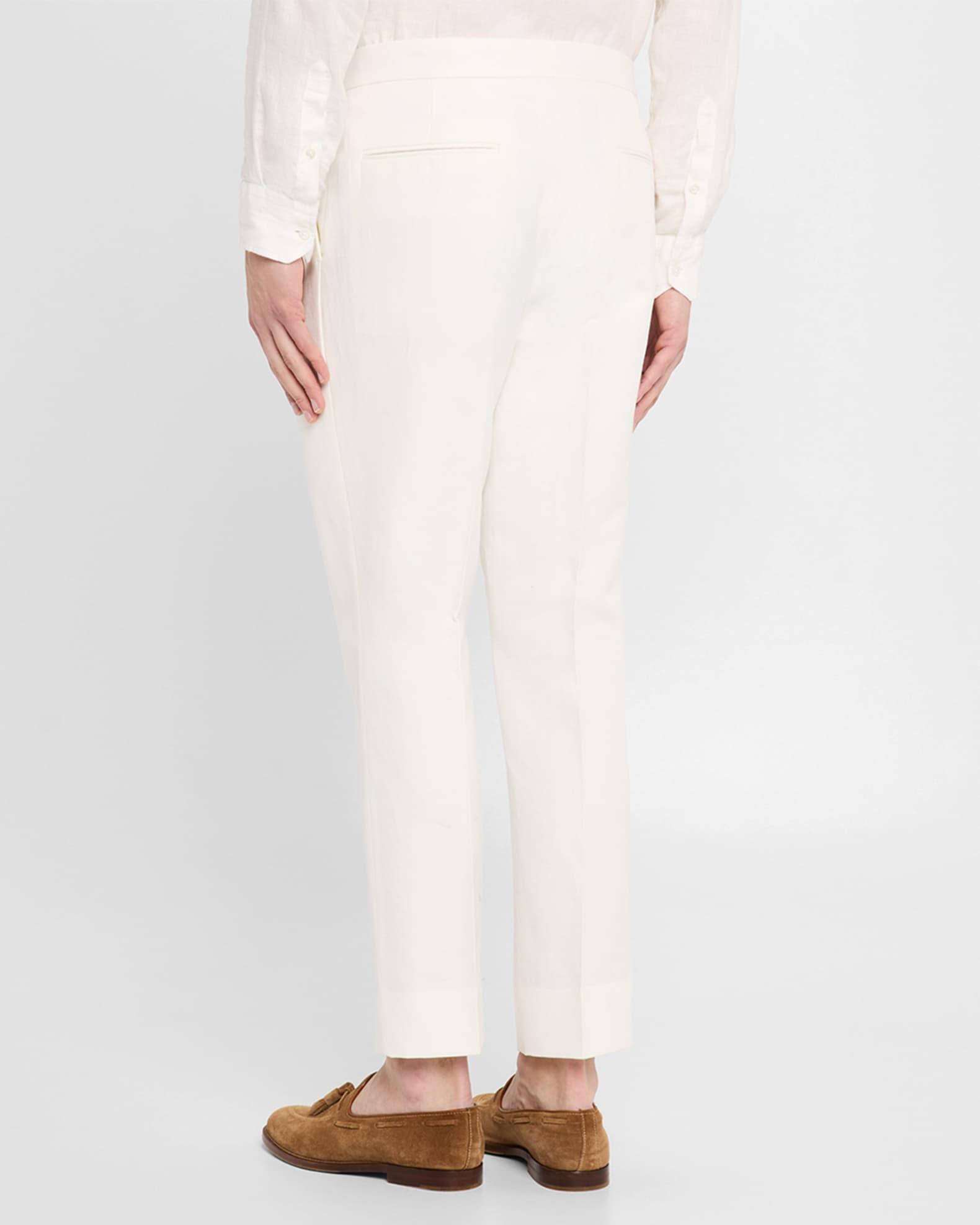 Men's Slim Single-Pleated Formal Pants Product Image