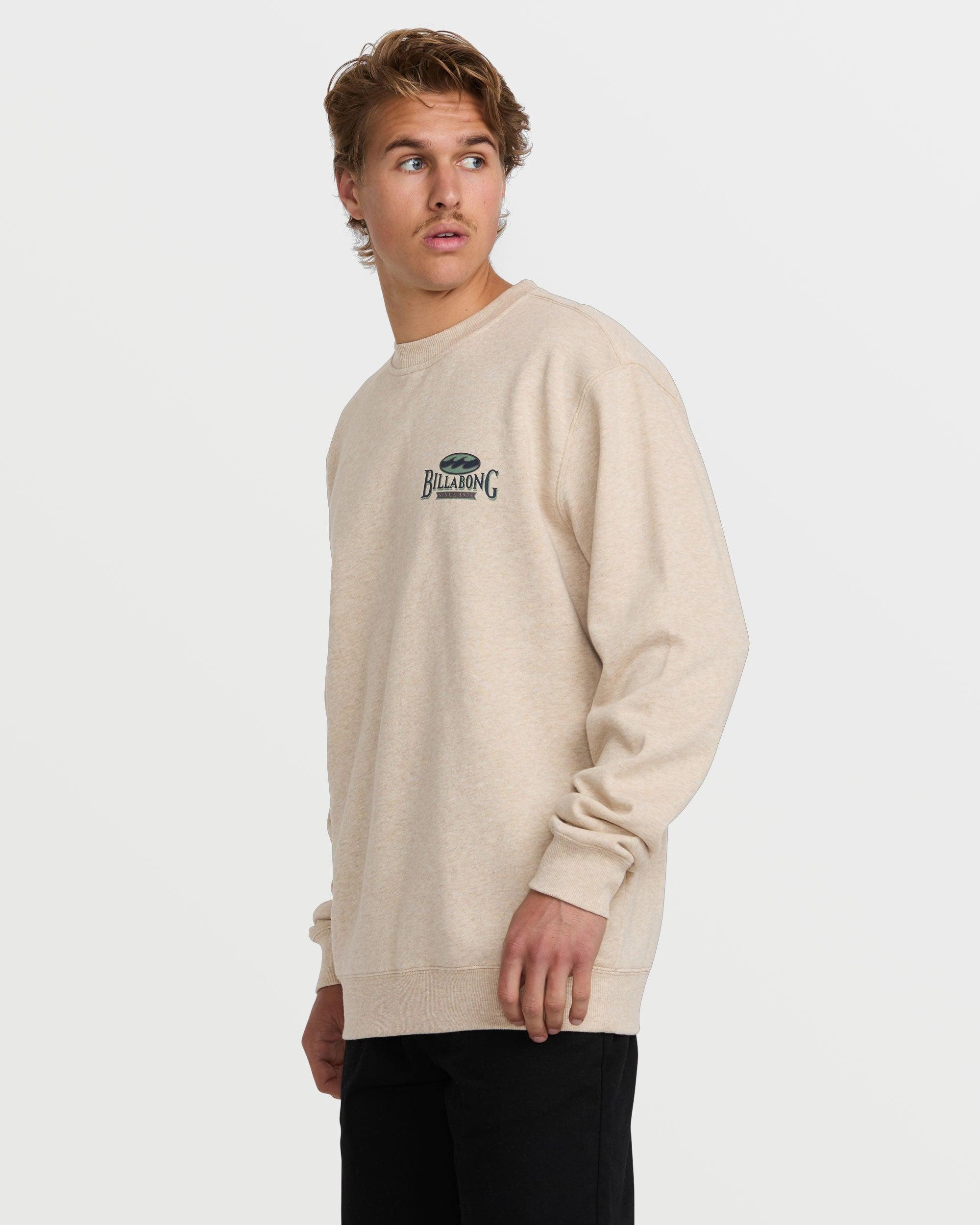 Short Sands Crew Sweatshirt - Oatmeal Heather Male Product Image