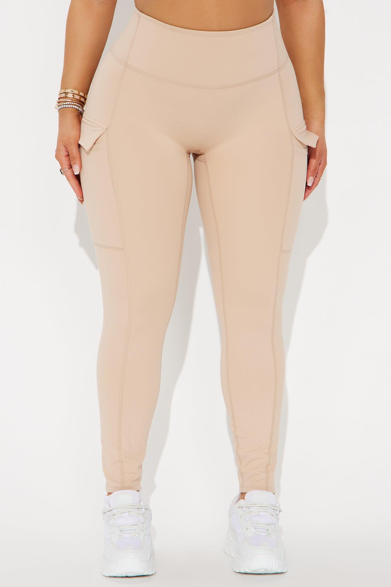 Stronger Super Soft Active 7/8 Legging - Tan Product Image