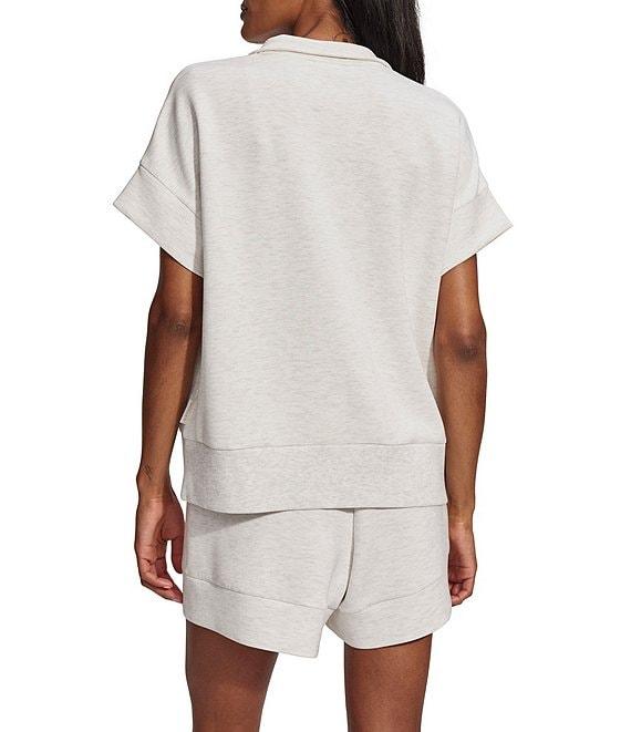 Varley Ritchie Half Zip Short Sleeve Sweatshirt Product Image