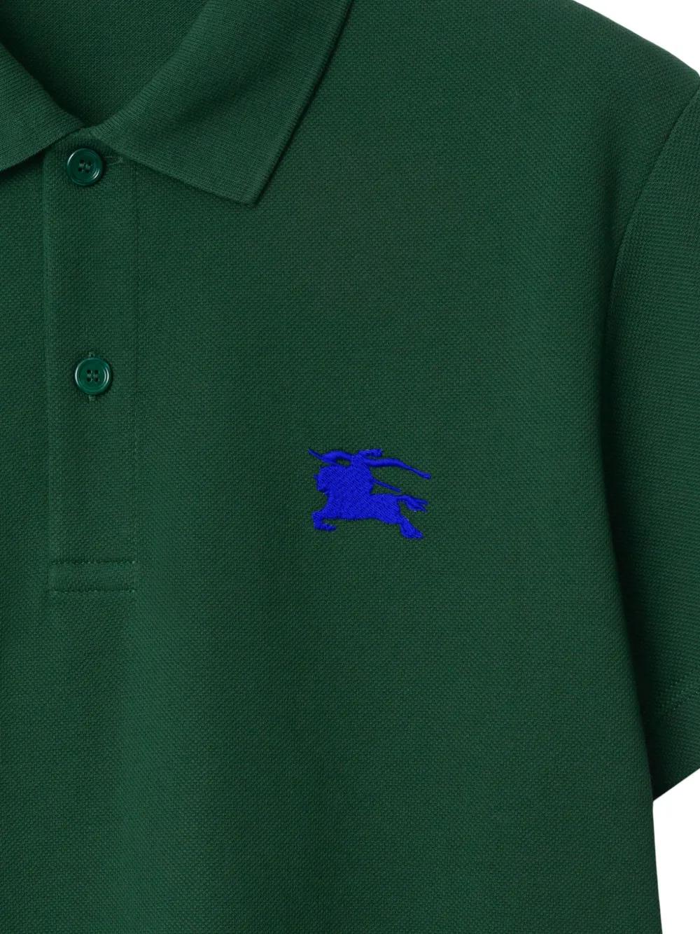 logo-embroidered cotton polo shirt Product Image