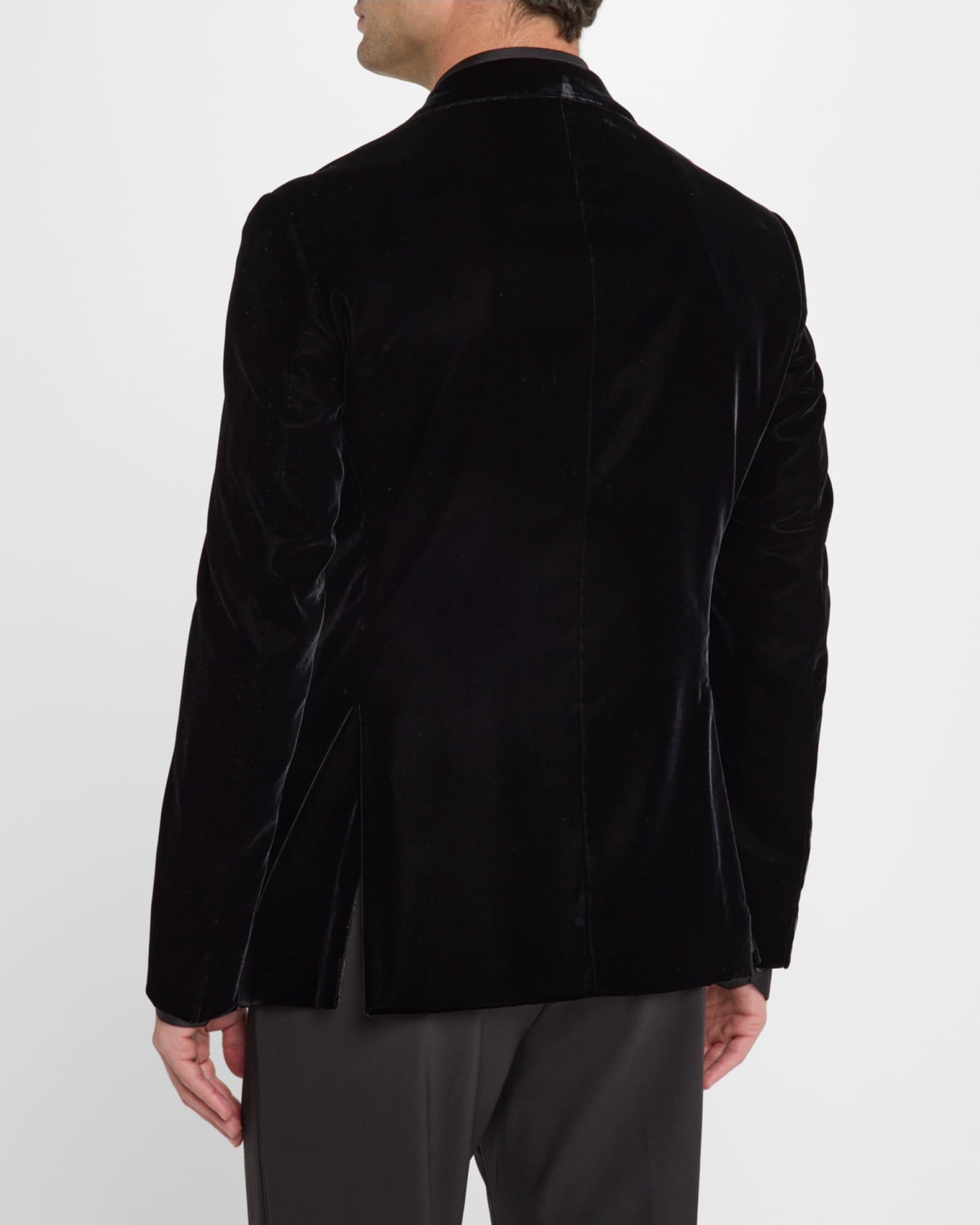 Men's Velvet Notch Lapel Dinner Jacket Product Image