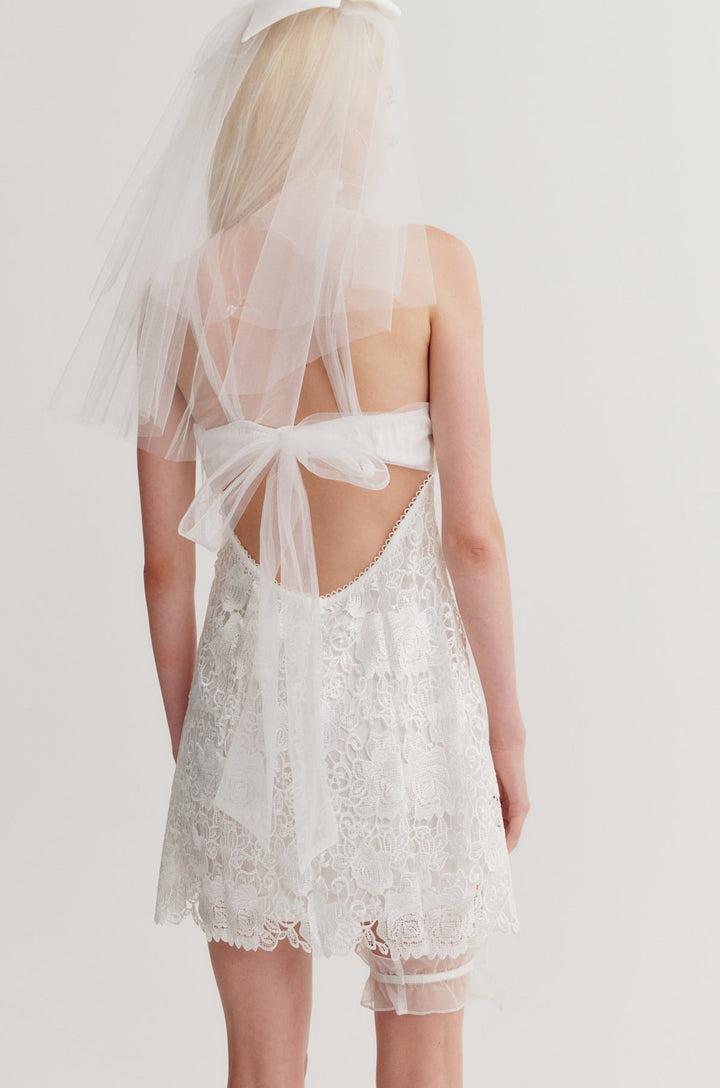 Iridessa Mini Dress — White Product Image