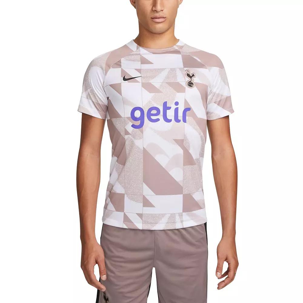 Men's Nike White Tottenham Hotspur 2023/24 Academy Pro Pre-Match Top, Size: Small, Tot White Product Image