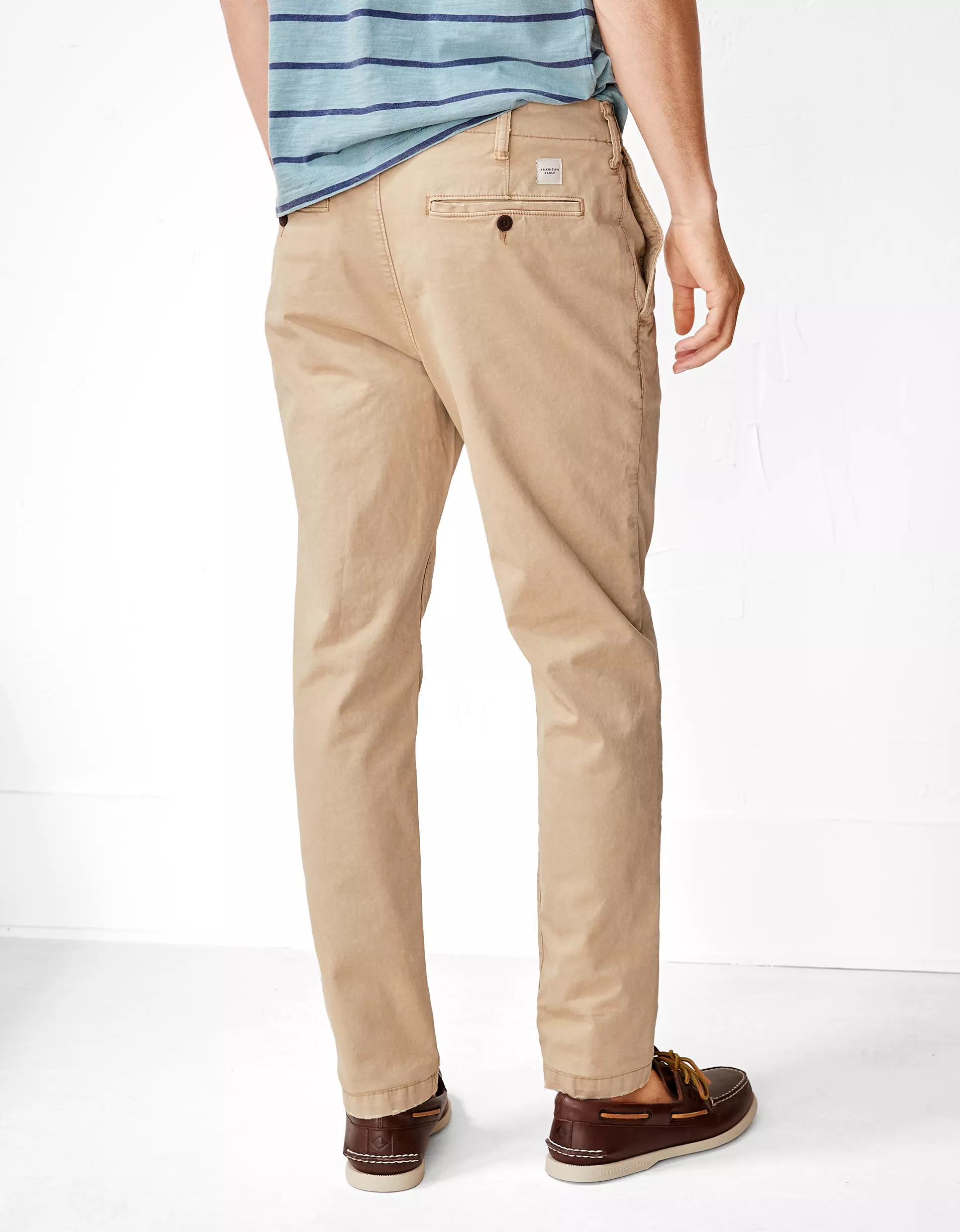 AE Flex Slim Lived-In Khaki Pant Product Image