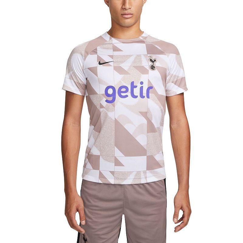 Men's Nike White Tottenham Hotspur 2023/24 Academy Pro Pre-Match Top, Size: Small, Tot White Product Image