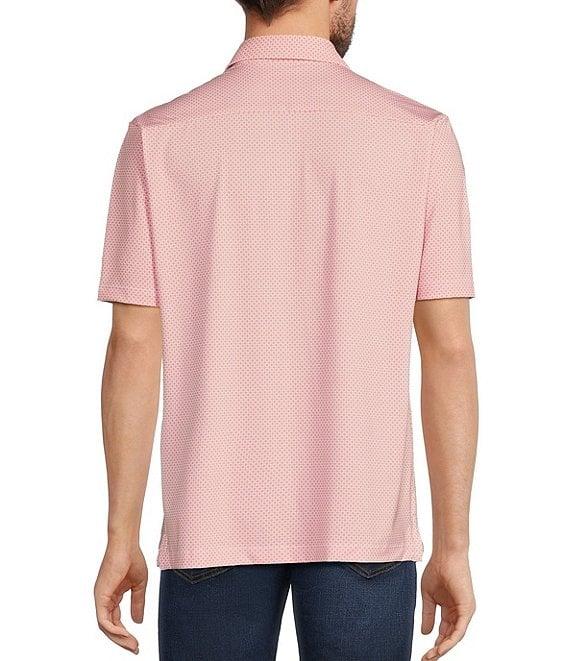 Hart Schaffner Marx Luxury Performance Short Sleeve Micro Floral Coatfront Shirt Product Image