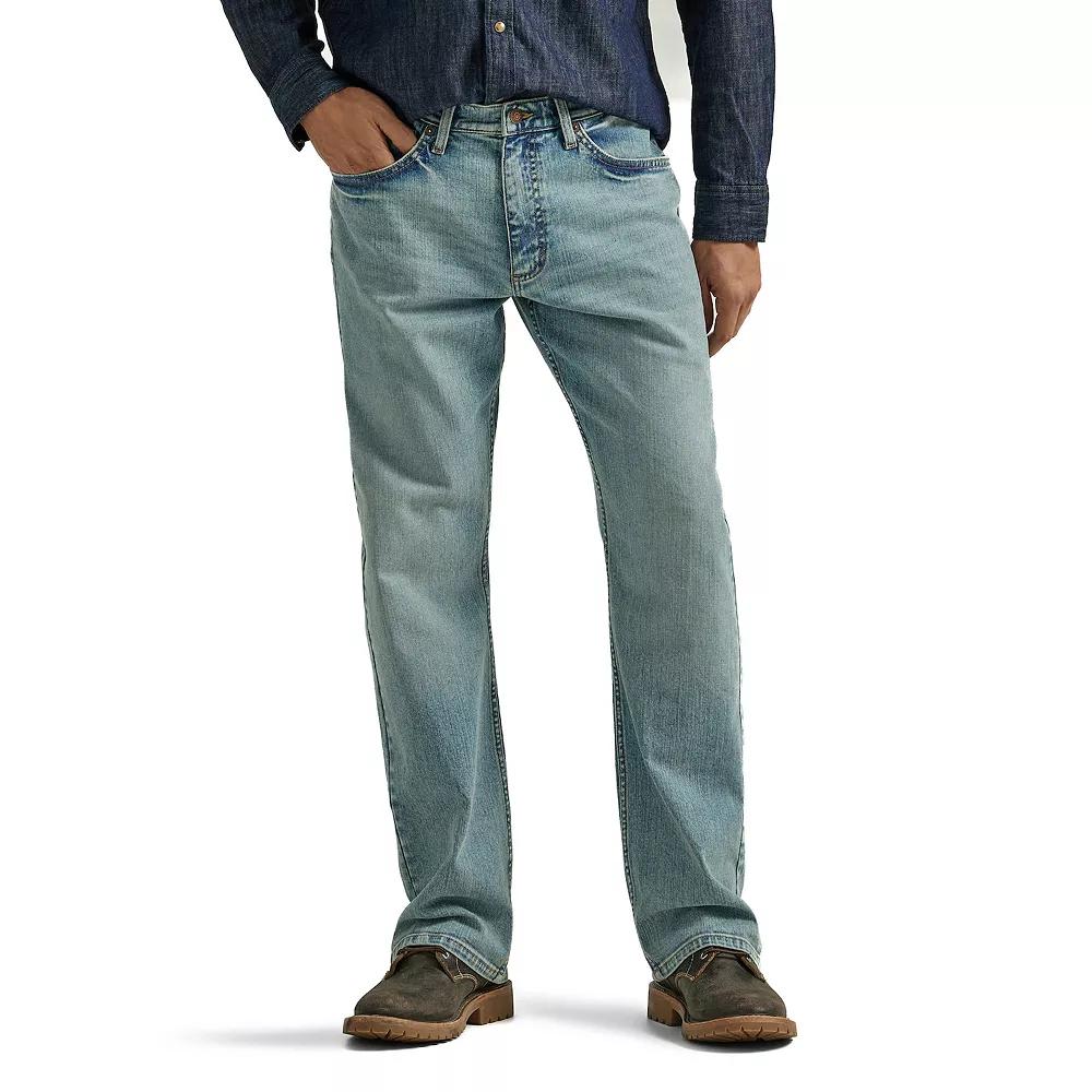 Men's Wrangler Relaxed-Fit Bootcut Jeans, Size: 40 X 32, Light Blue Product Image