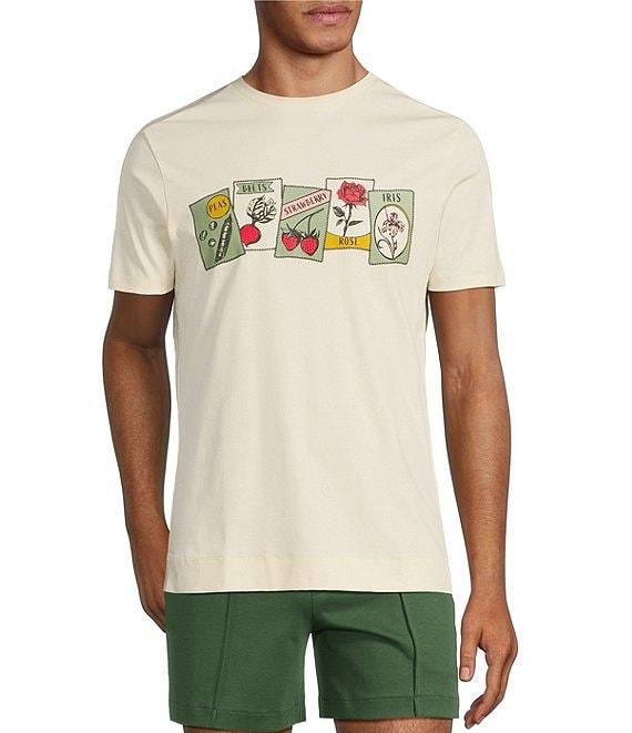 Murano From The Garden Collection Slim Fit Patch Screen Print Short Sleeve T-Shirt Product Image