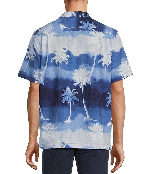 Tommy Bahama Veracruz Cay Palm Showers Short Sleeve Woven Camp Shirt Product Image