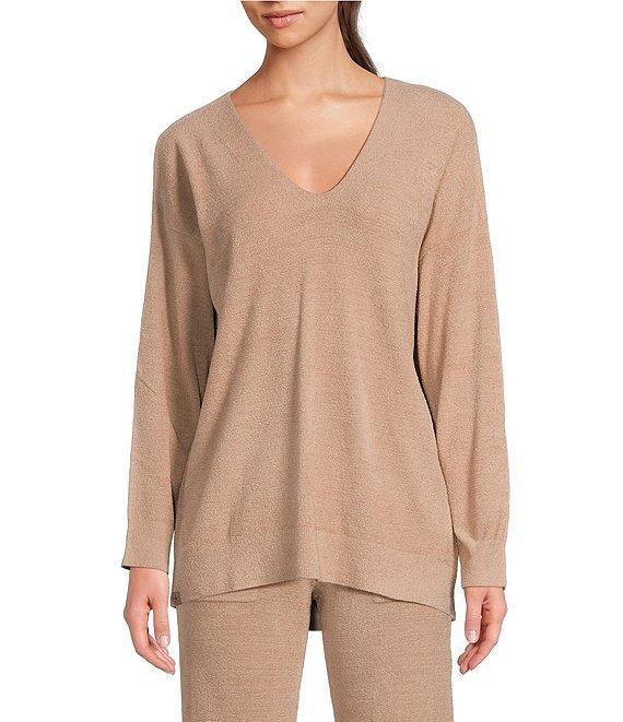 Barefoot Dreams CozyChic Ultra Lite® V Neck Hi-Low Coordinating Pullover Product Image