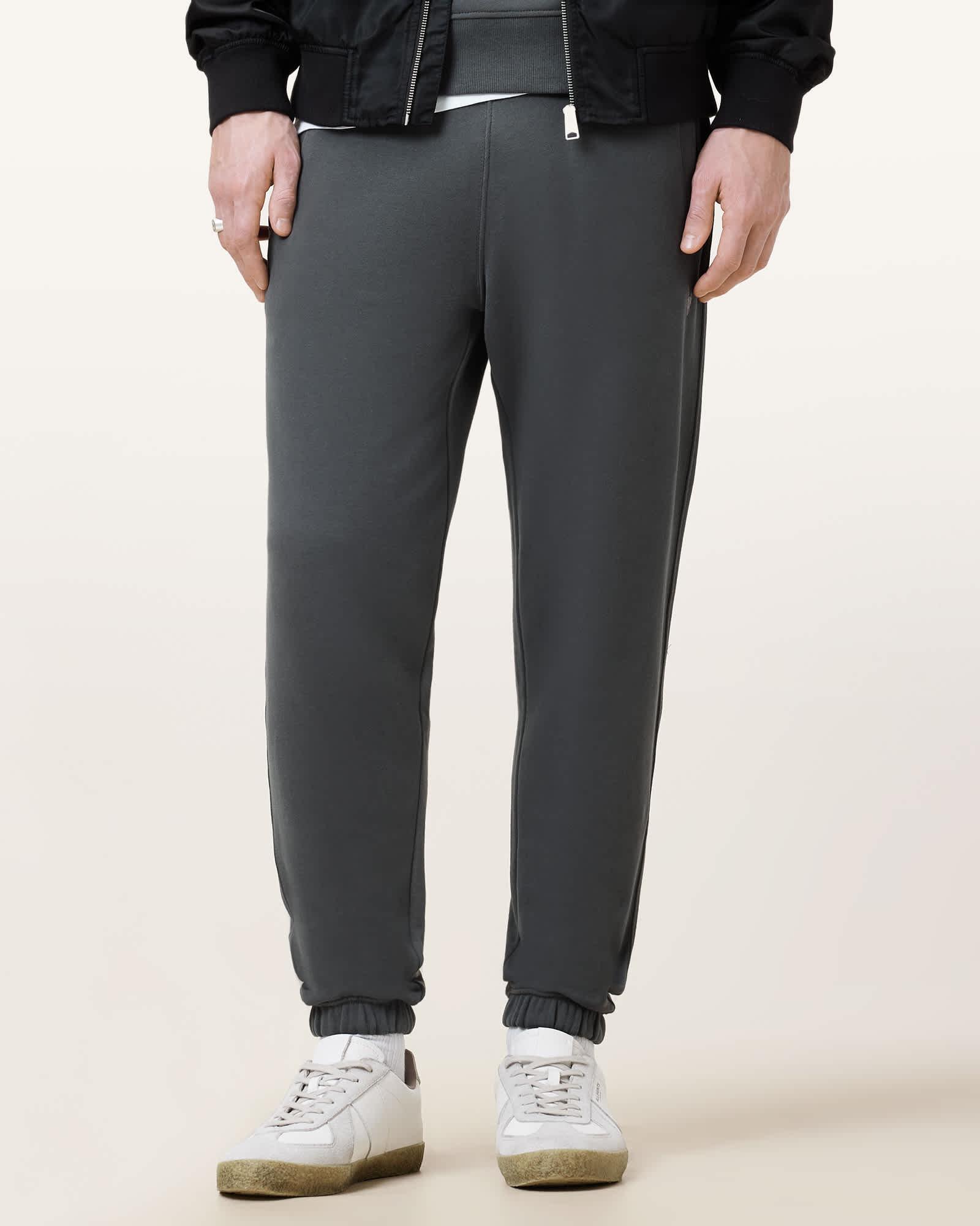 Raven Cuffed Slim Fit Ramskull Sweatpants CARTER GREY | ALLSAINTS US Product Image