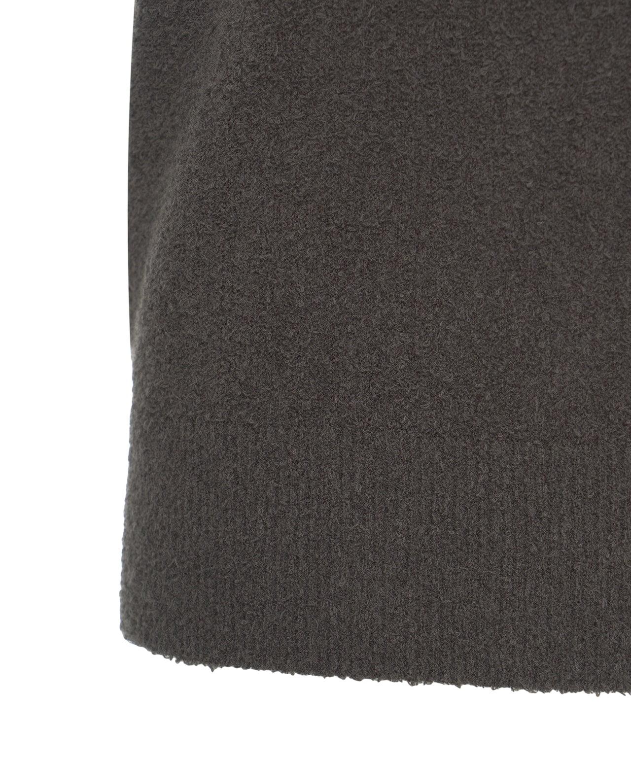 Boucle knit polo shirt Product Image