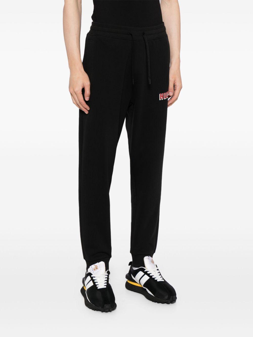 logo-print cotton track pants Product Image