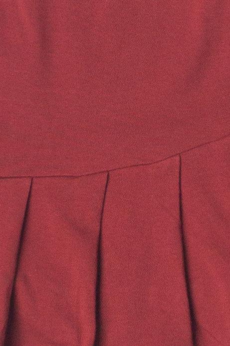 Knife Pleat Jersey Skort Product Image