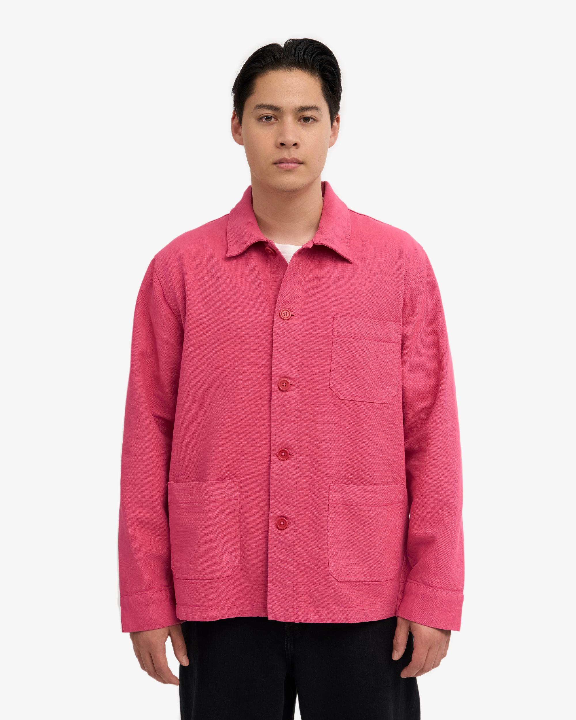 Organic Workwear Jacket - Bubblegum Pink Product Image