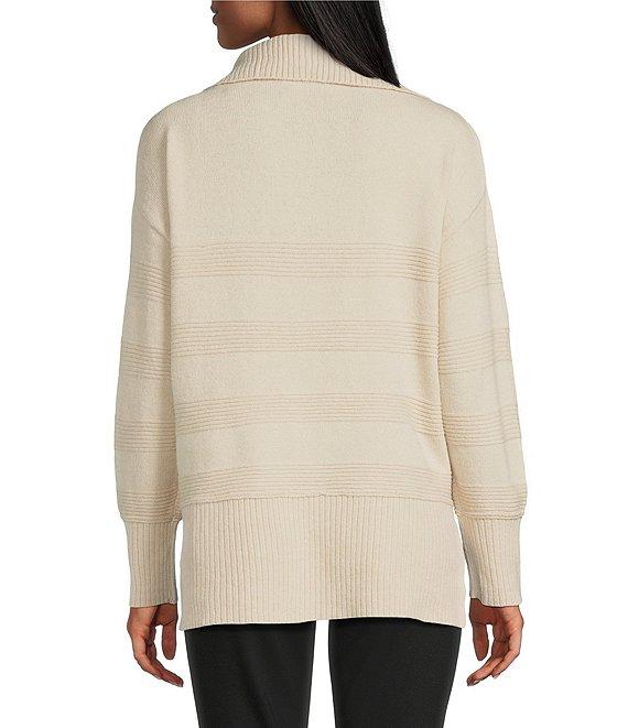 Westbound Long Sleeve Quarter Zip Hi-Low Sweater Product Image