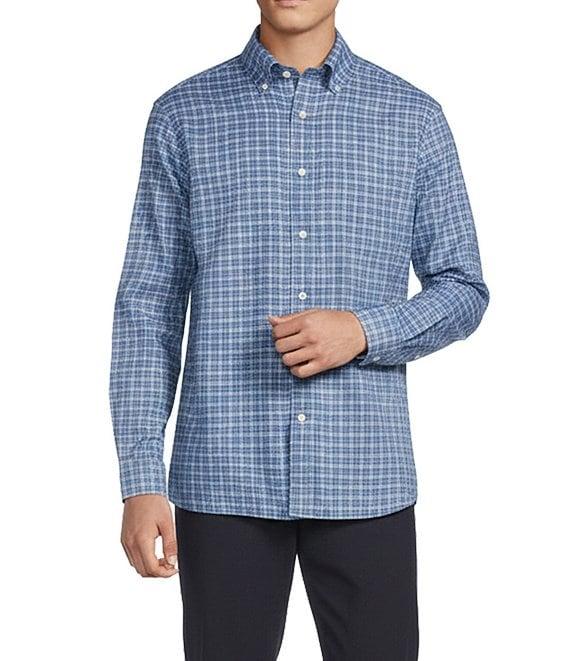 Daniel Cremieux Signature Label Non-Iron Traditional Plaid Oxford Long Sleeve Woven Shirt Product Image