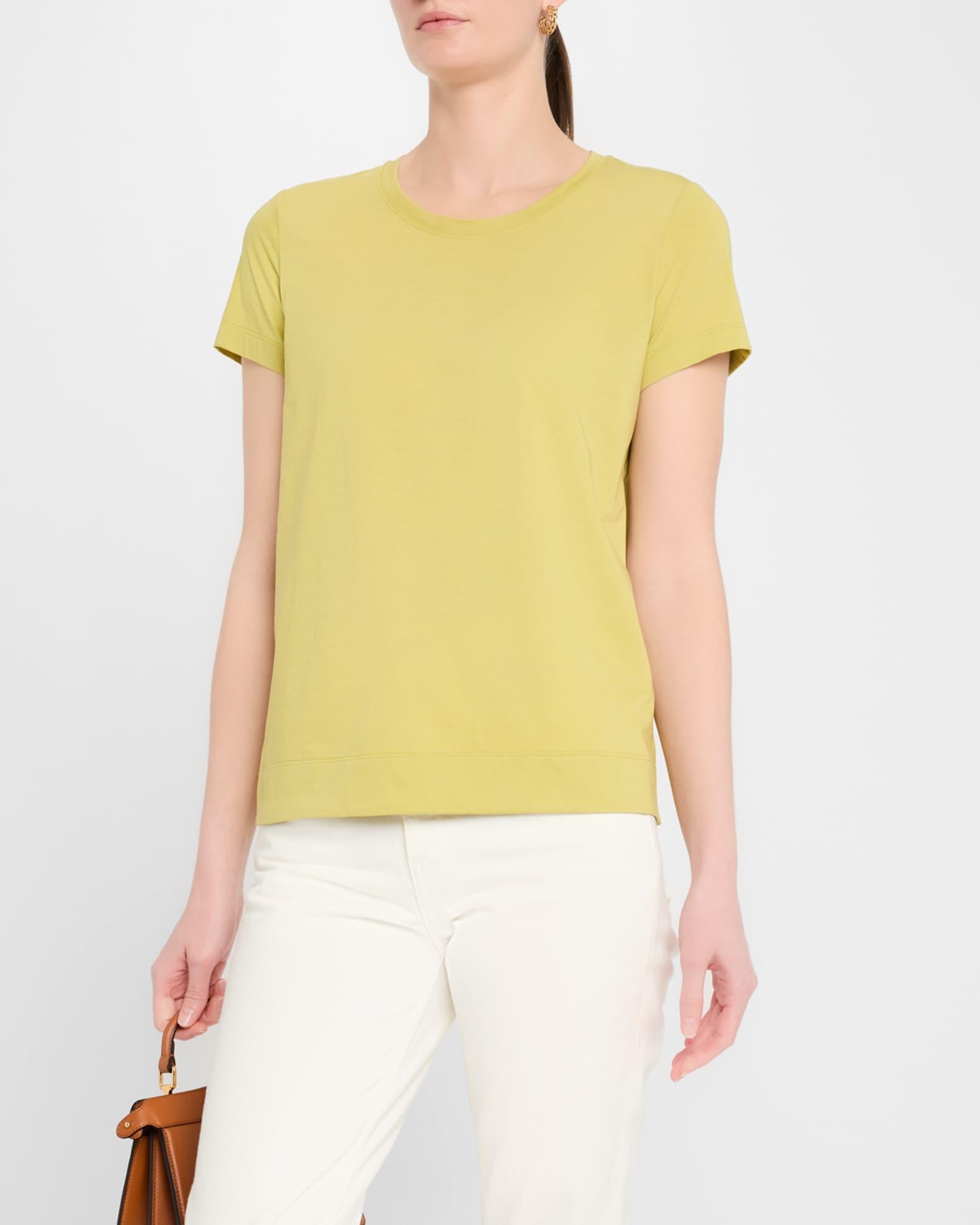 Modern Short-Sleeve Cotton Jersey Tee Product Image