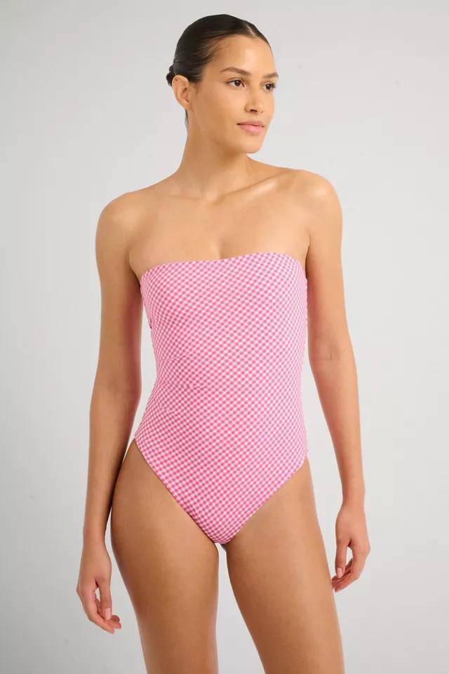 Onia Bardot Strapless One Piece Swimsuit Product Image