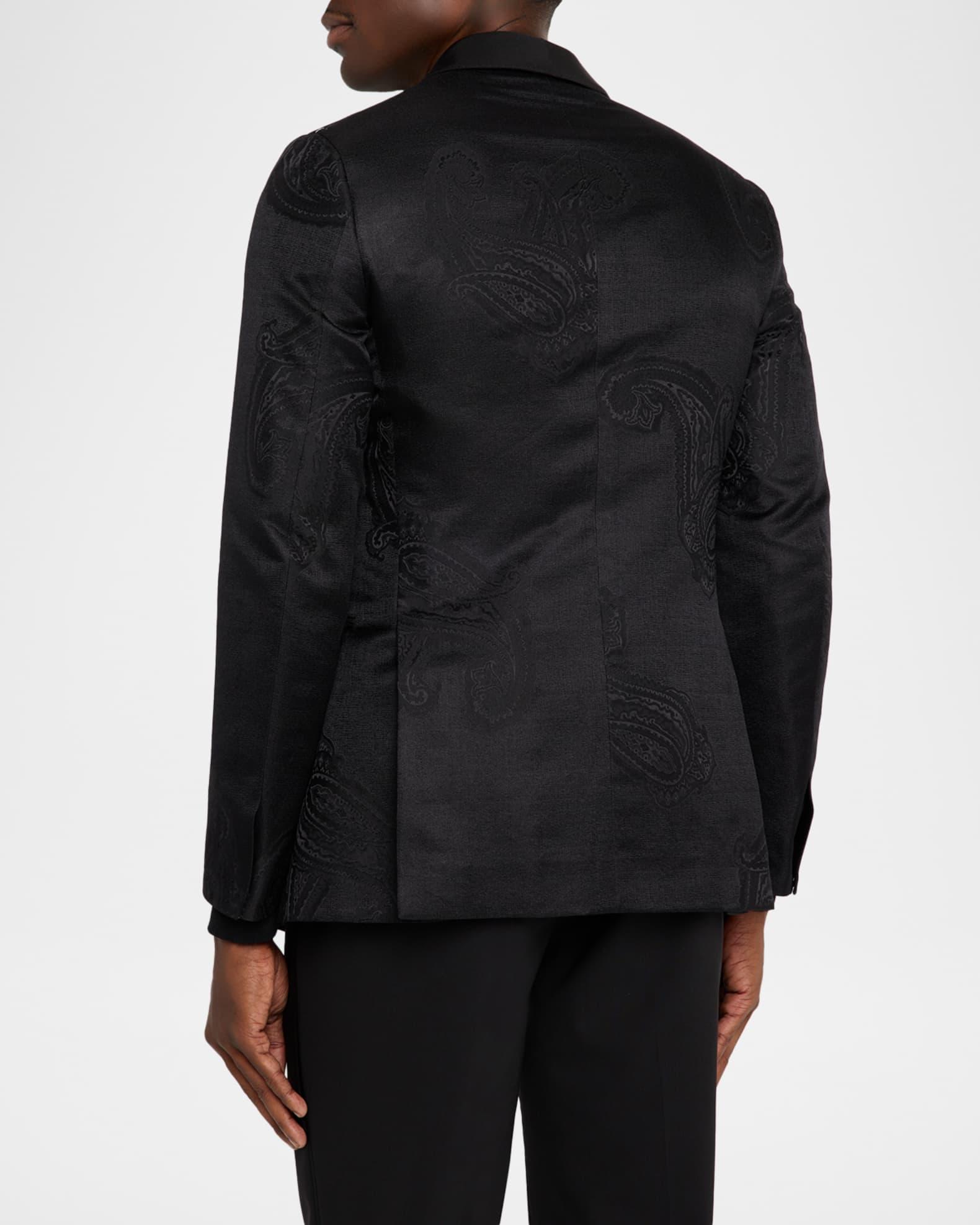 Men's Paisley Jacquard Single-Breasted Blazer Product Image