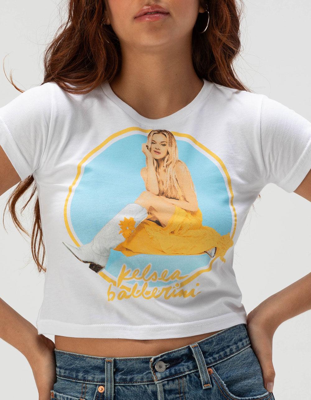 KELSEA BALLERINI Womens Baby Tee - NATURAL Product Image