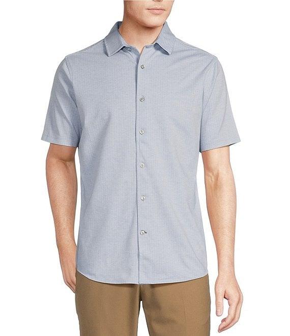 Daniel Cremieux Signature Label Solid Coat Front Pima Knit Shirt Product Image