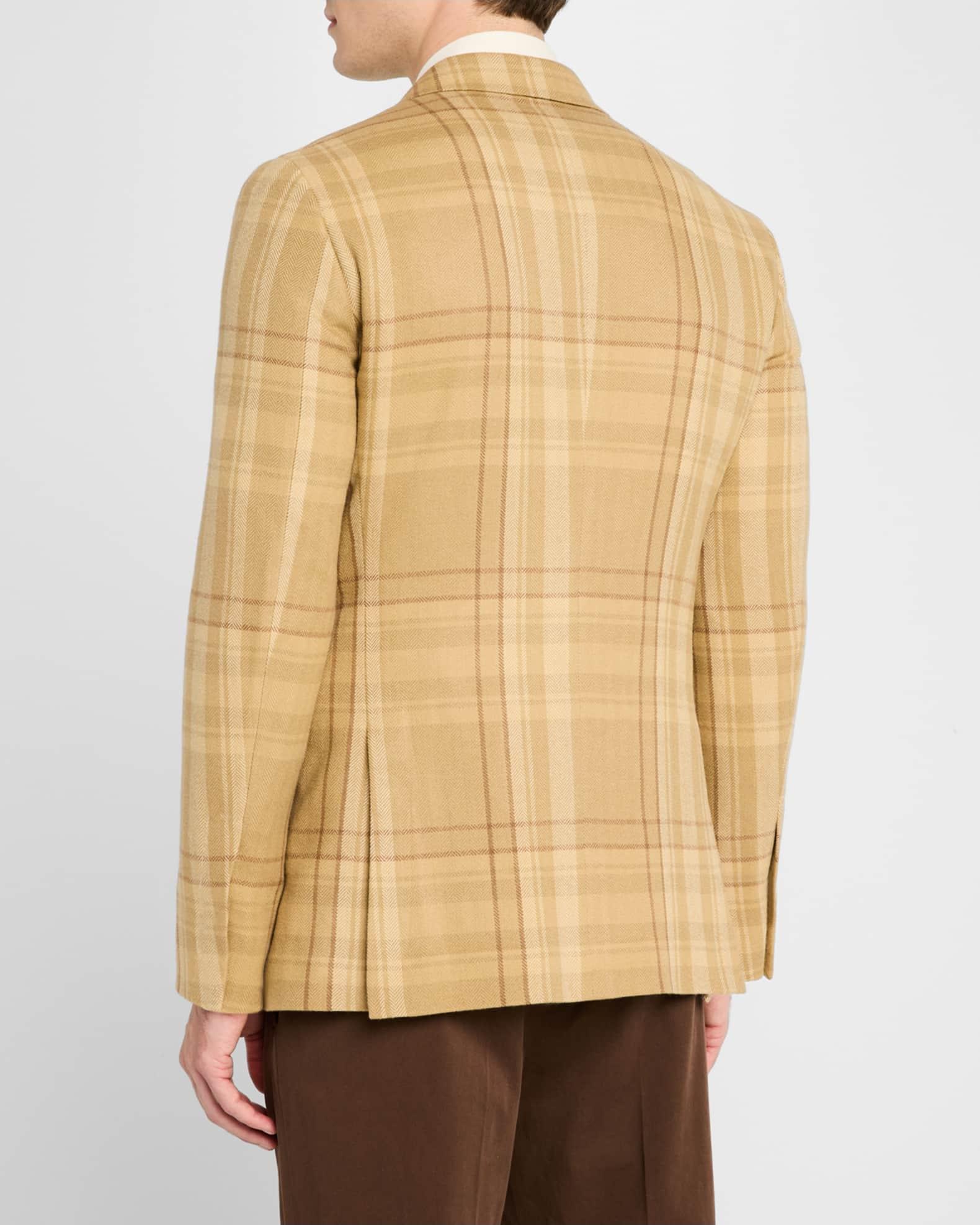 Men's Kent Hand-Tailored Plaid Sport Coat Product Image