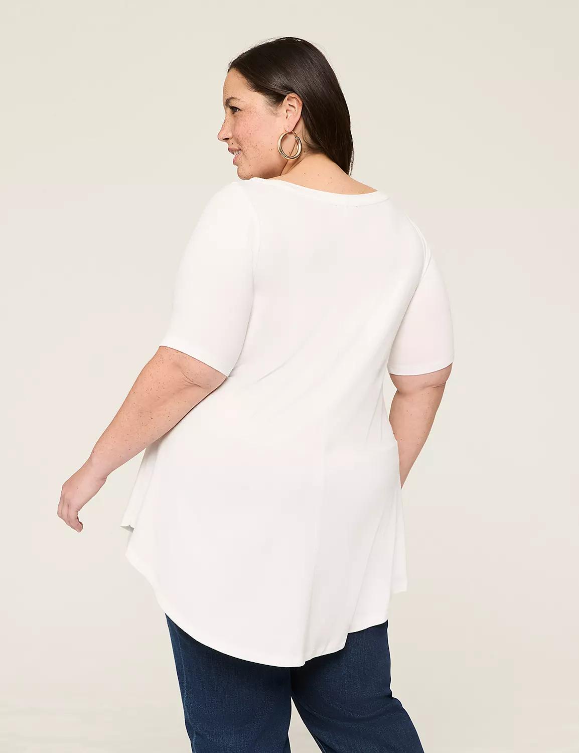 Max Swing Perfect Sleeve Boatneck Tee Product Image