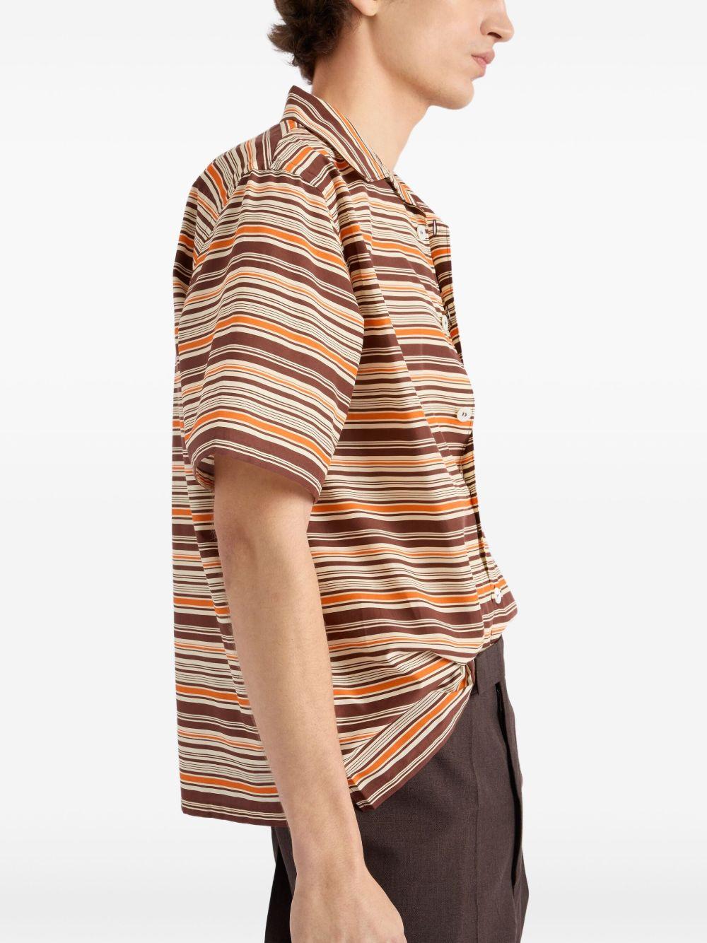 striped bowling shirt Product Image