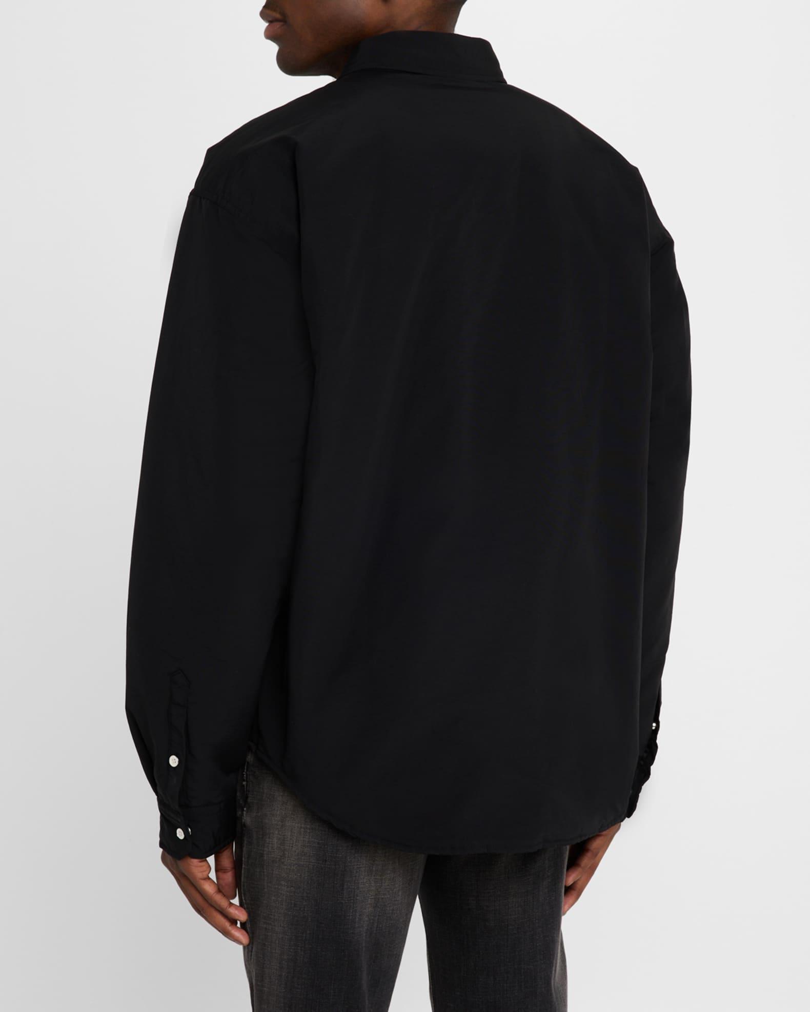 Men's Overshirt with Chest Patch Product Image