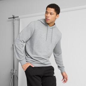 PUMA ESS Men's Hoodie in Medium Grey Heather Product Image