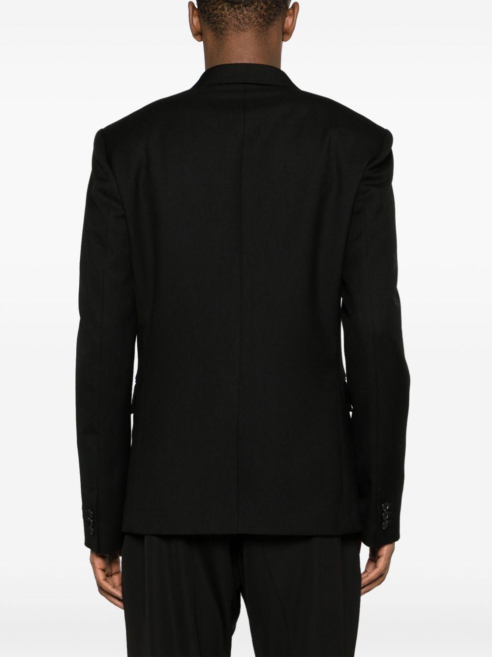 double-breasted virgin wool blazer Product Image