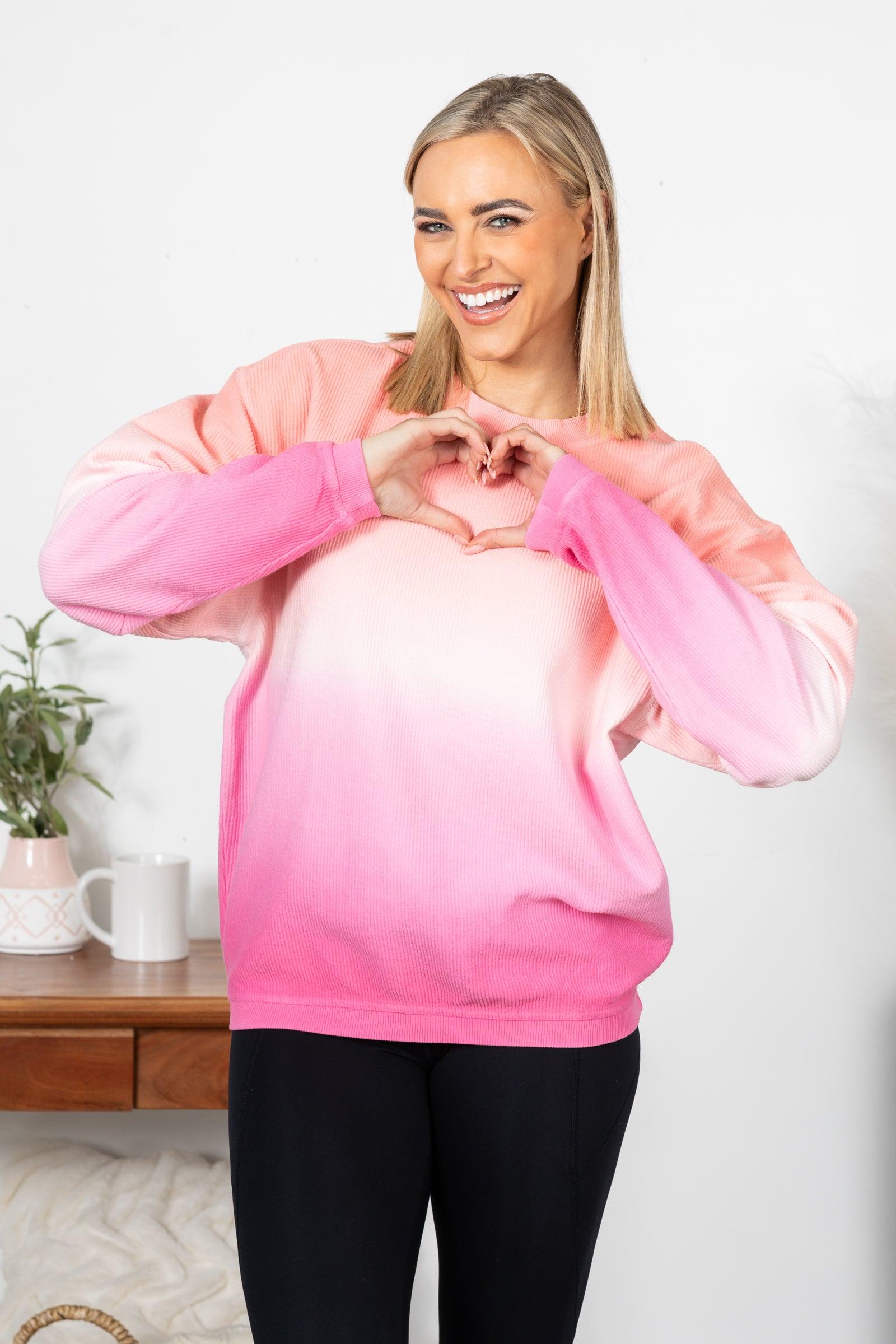 The Casual Comfort Corded Sweatshirt Product Image