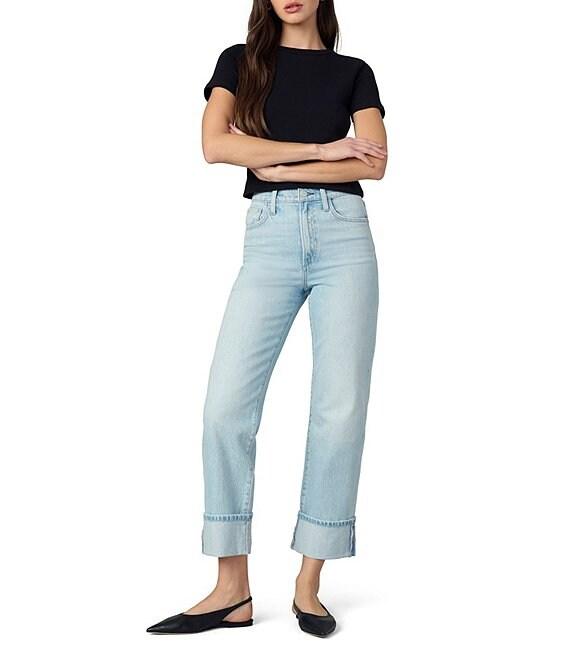 Joe's Jeans Margot High Rise Straight Wide Cuff Jeans Product Image