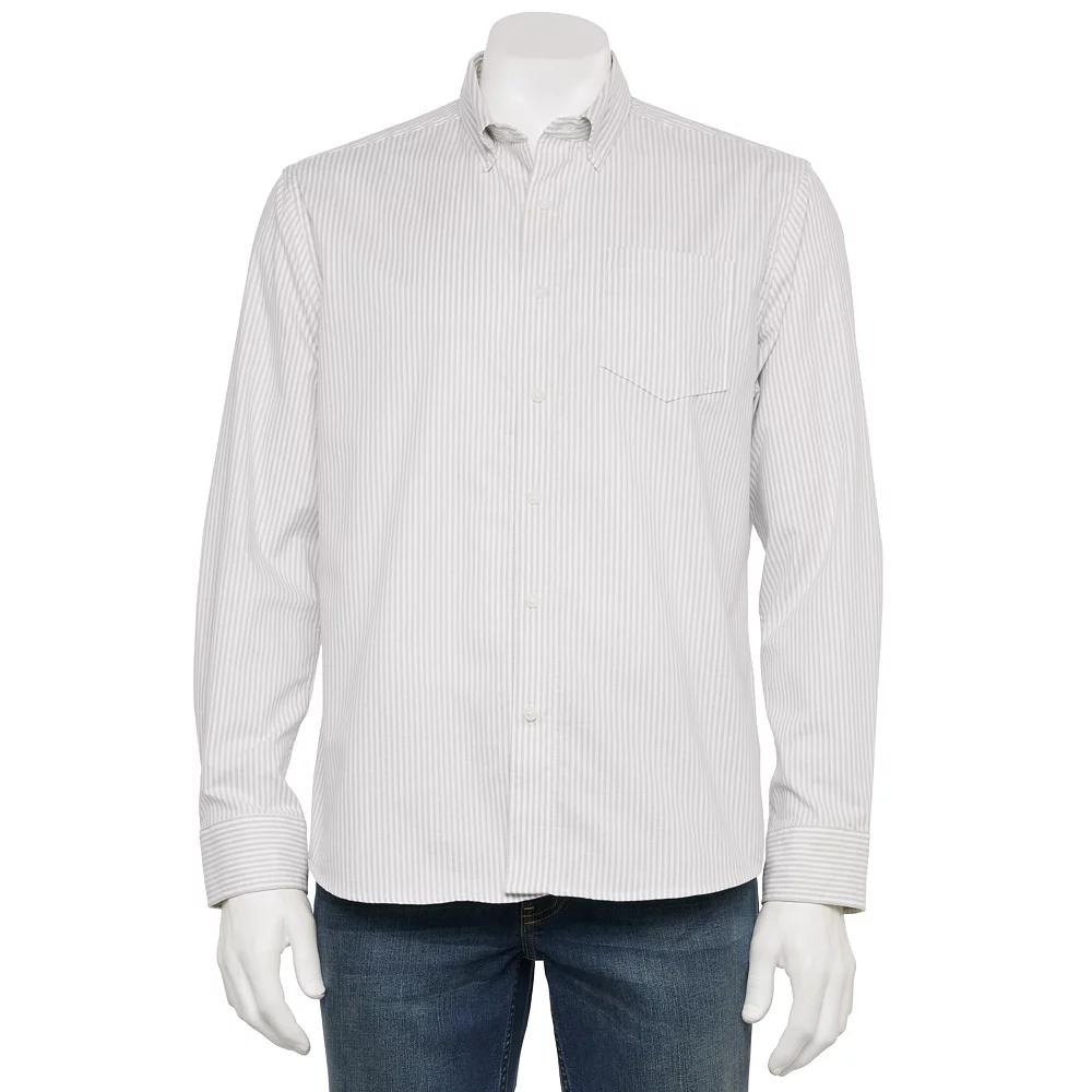 Men's Sonoma Goods For Life® Adaptive Long Sleeve Perfect Length Shirt,  Product Image