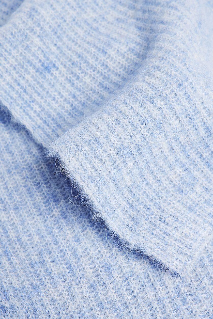 Knitted Alpaca Blend Scarf Product Image