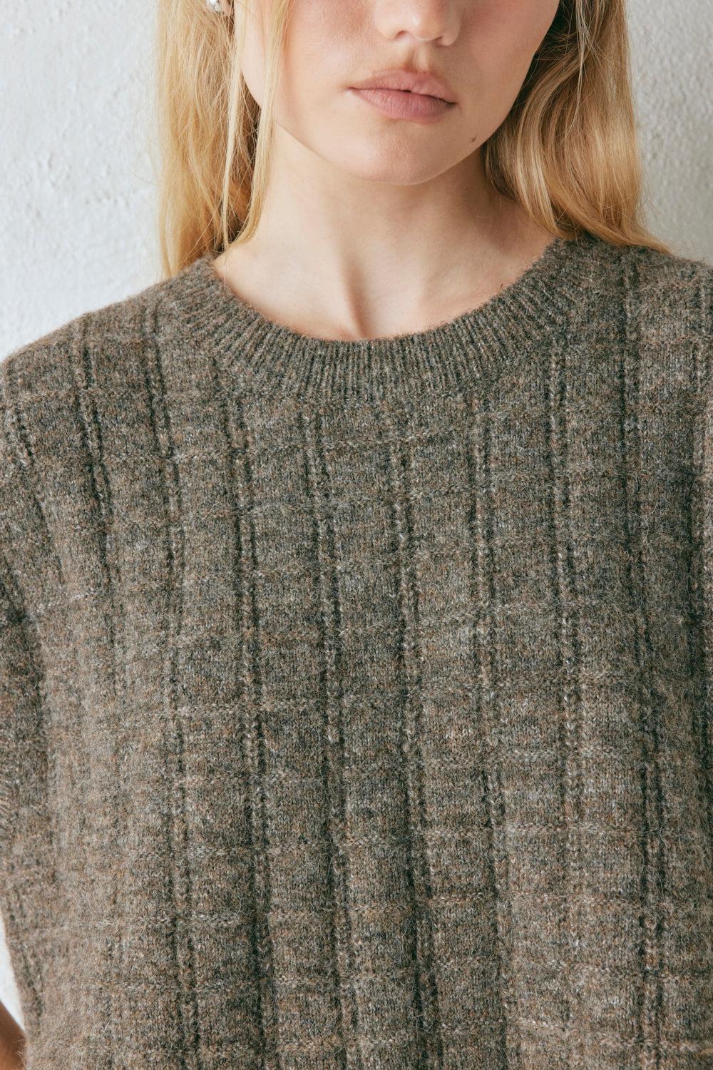 Bibi Knit Vest Marle Product Image