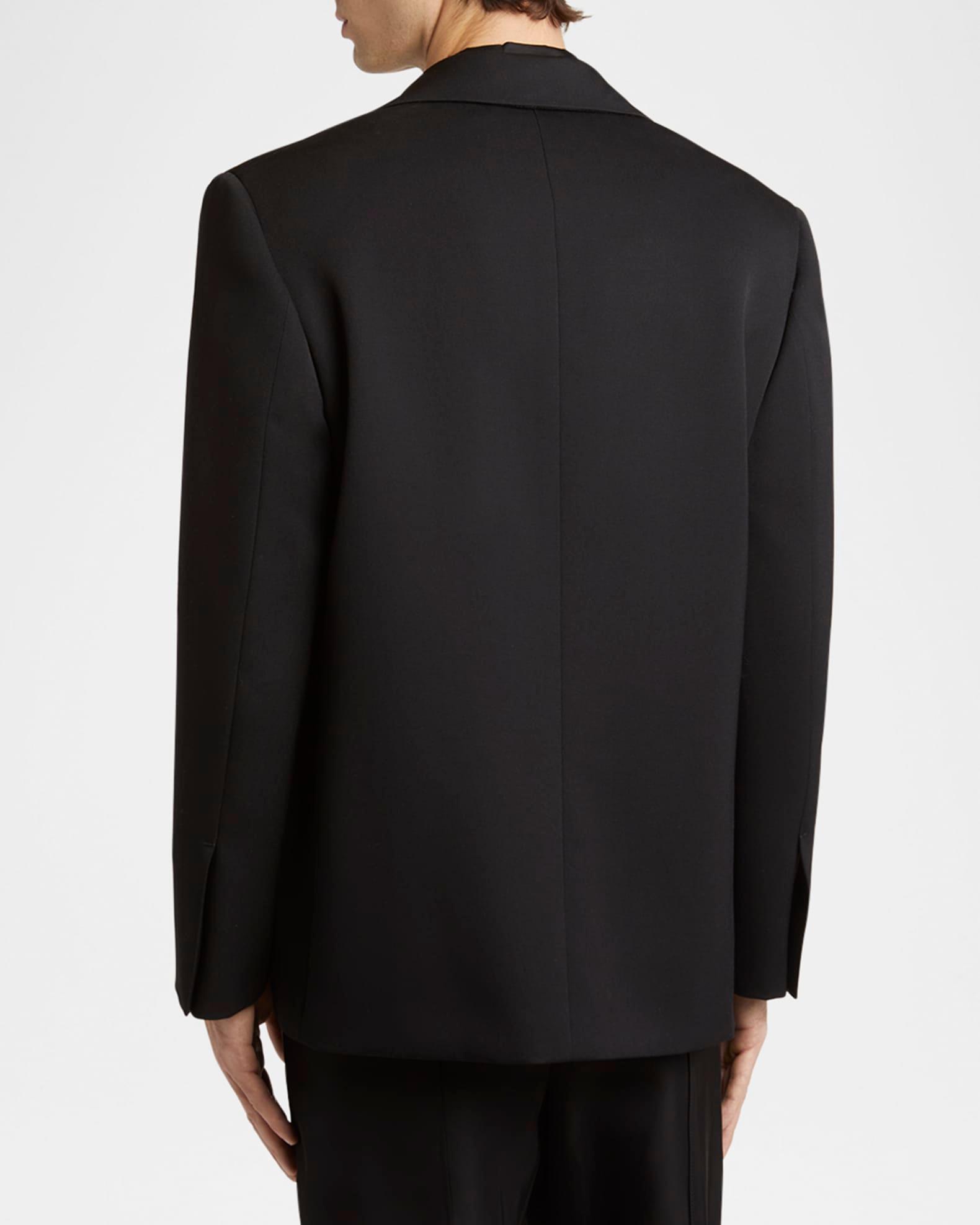 Men's Satin Peak Lapel Evening Jacket Product Image