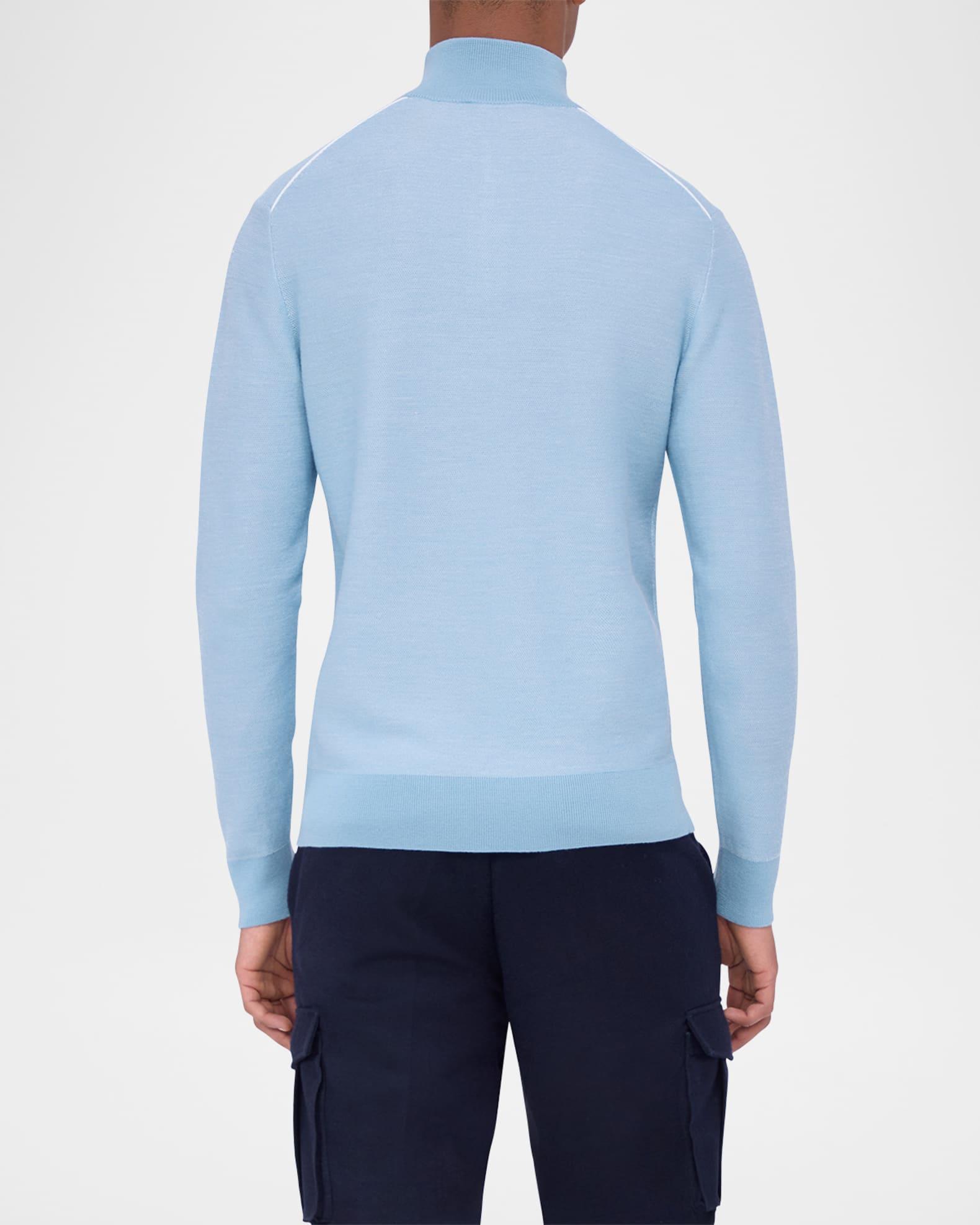 Men's Quarter-Zip Birdseye Sweater Product Image