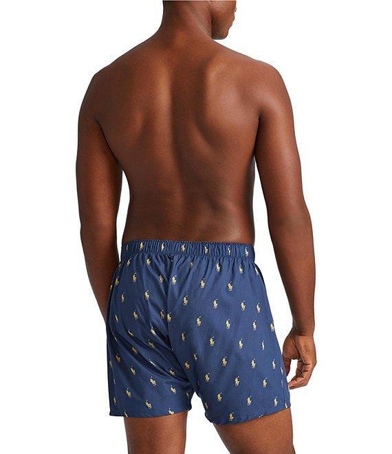 Polo Ralph Lauren Classic Cotton Woven Assorted Boxers 5-Pack Product Image