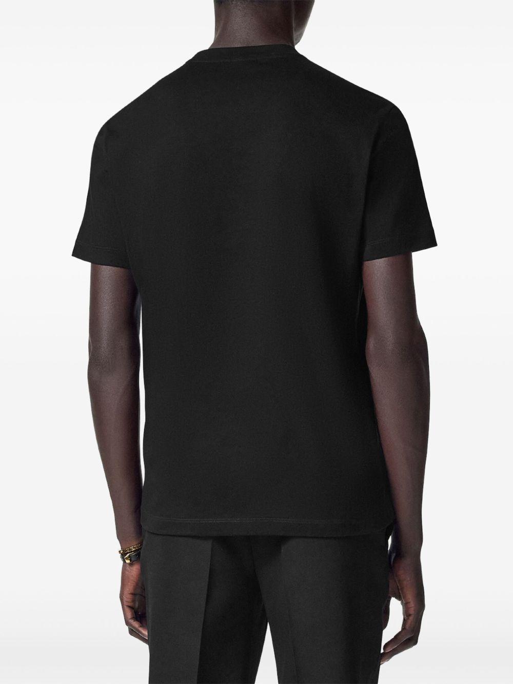 Medusa-embroidered T-shirt Product Image