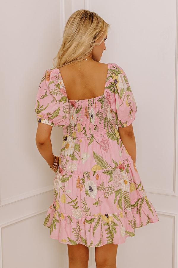 Botanical Dreams Floral Mini Dress Product Image