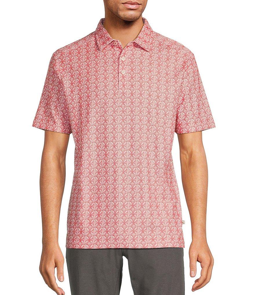 Tommy Bahama IslandZone Ocean Mosaic Short Sleeve Polo Shirt Product Image