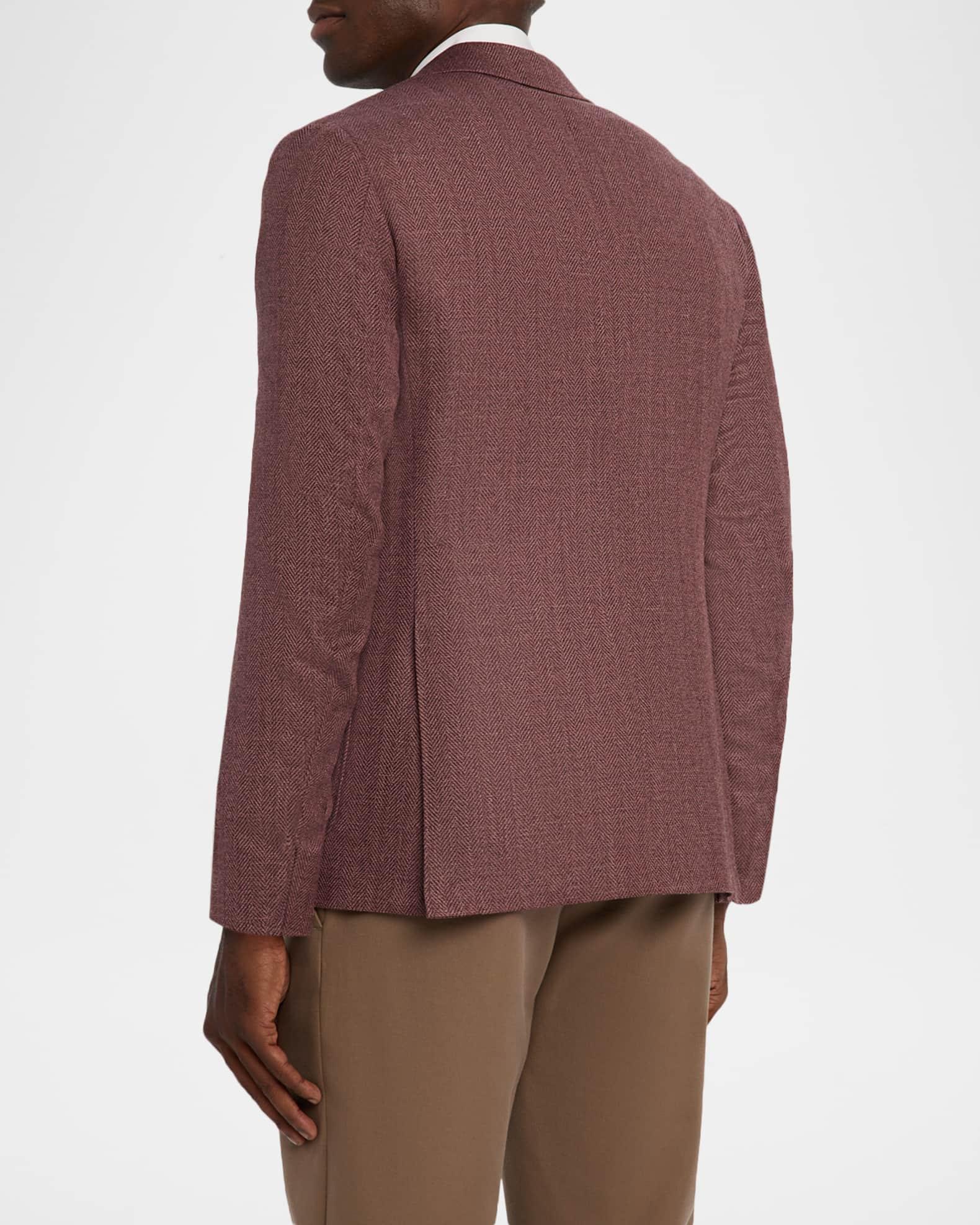 Men's Herringbone Notch Lapel Sport Coat Product Image